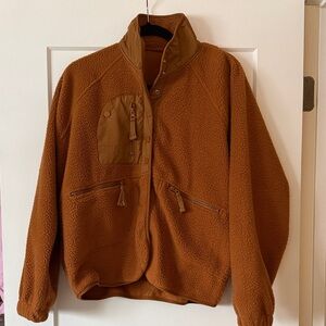 Cozy Caramel Fleece Jacket